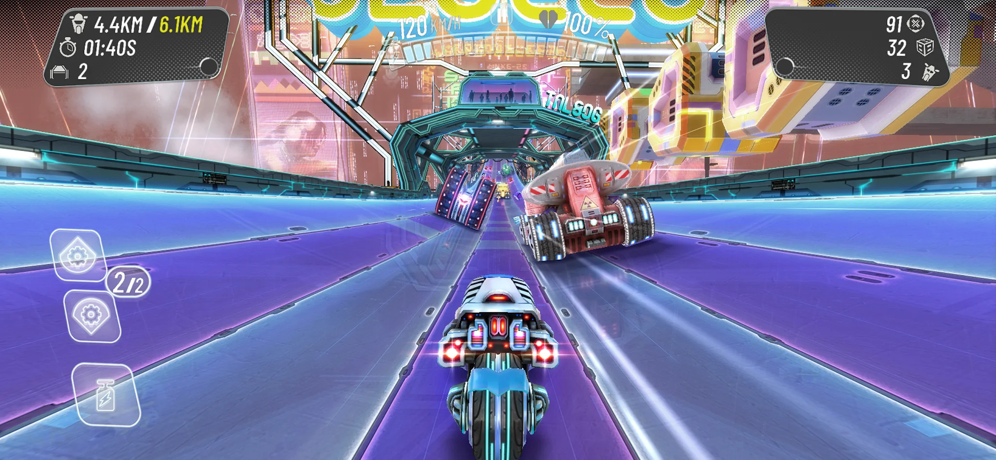 Screenshot 32SECS: Neon City Rider 2 5