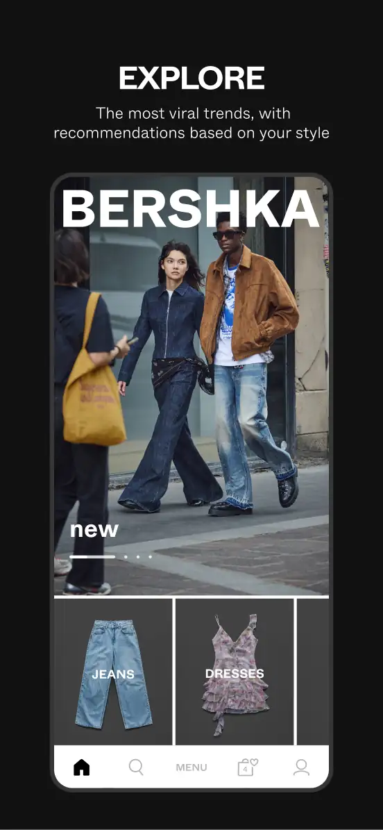 Скриншот BERSHKA: мода и тенденции 1