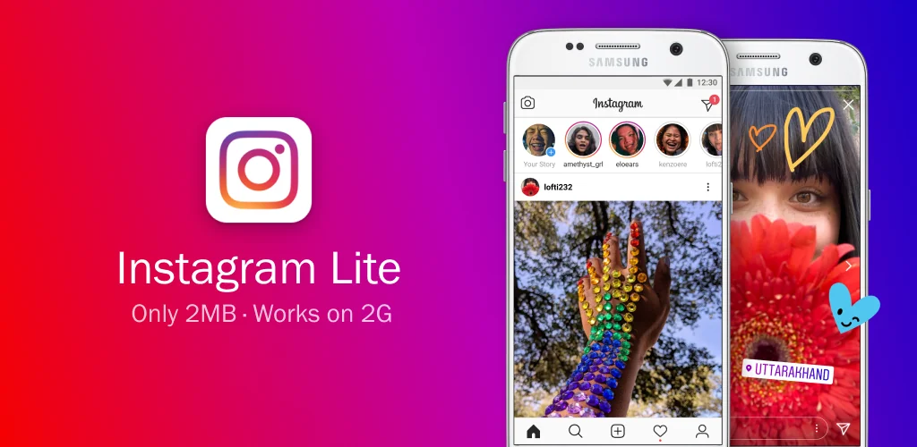 Instagram Lite aplicația copertă pentru Android