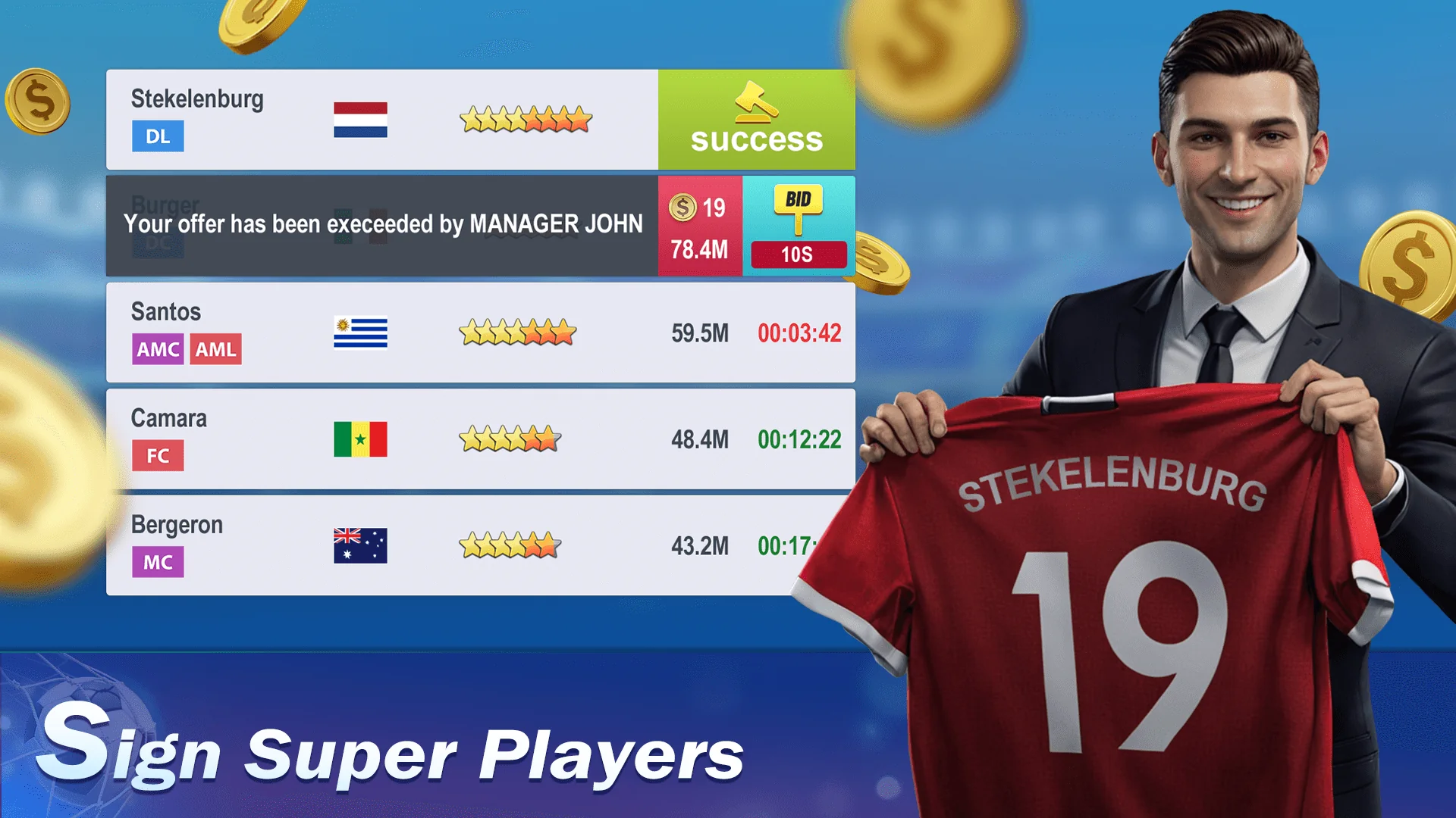 Zrzut ekranu Top Football Manager 2026 4