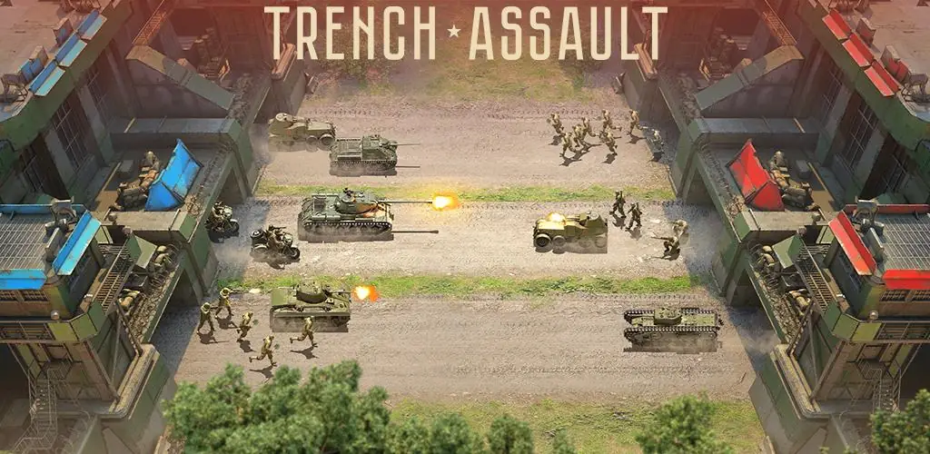 Trench Assault لعبة غلاف فني للأندرويد