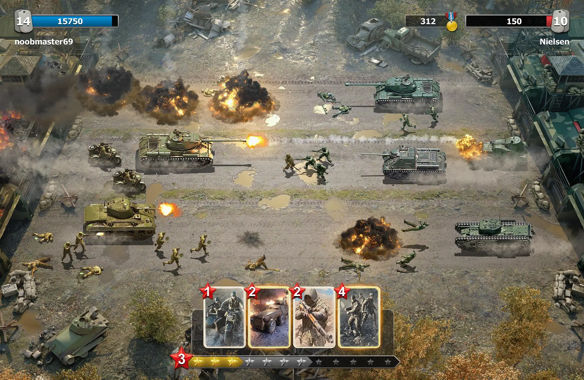 لقطة شاشة Trench Assault %د