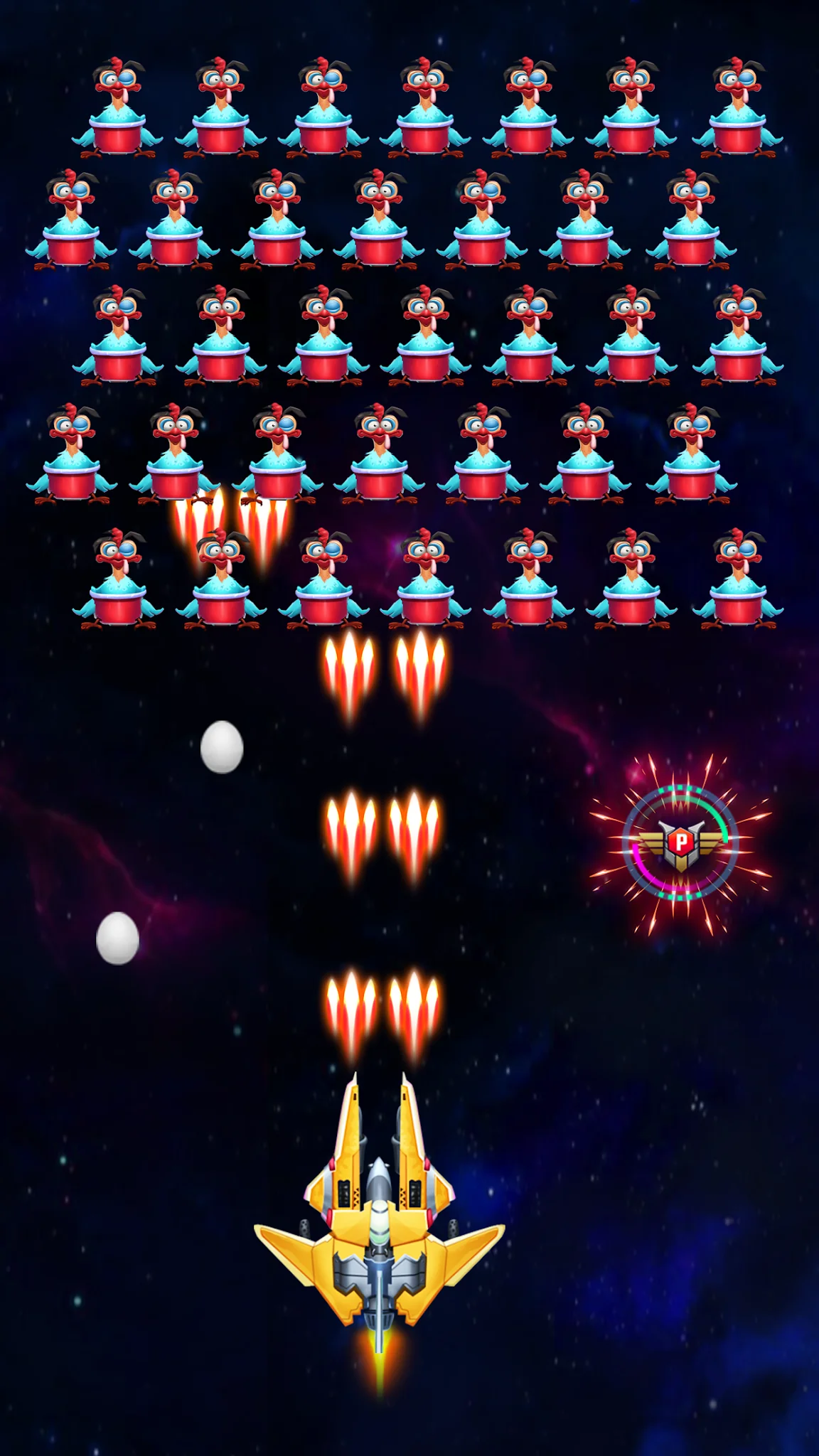 Captura de pantalla Galaxy Attack: Chicken Shooter 3