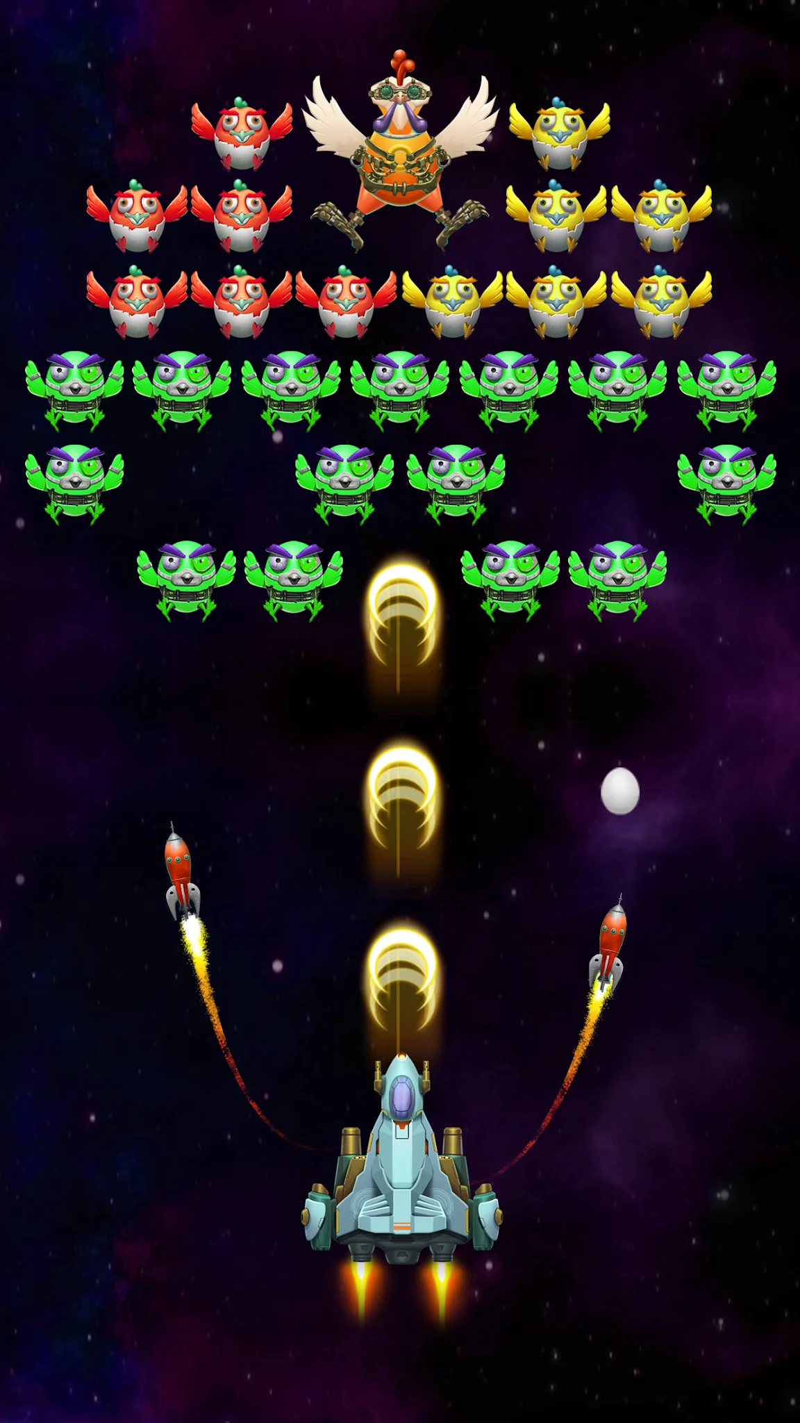 Captura de pantalla Galaxy Attack: Chicken Shooter 4