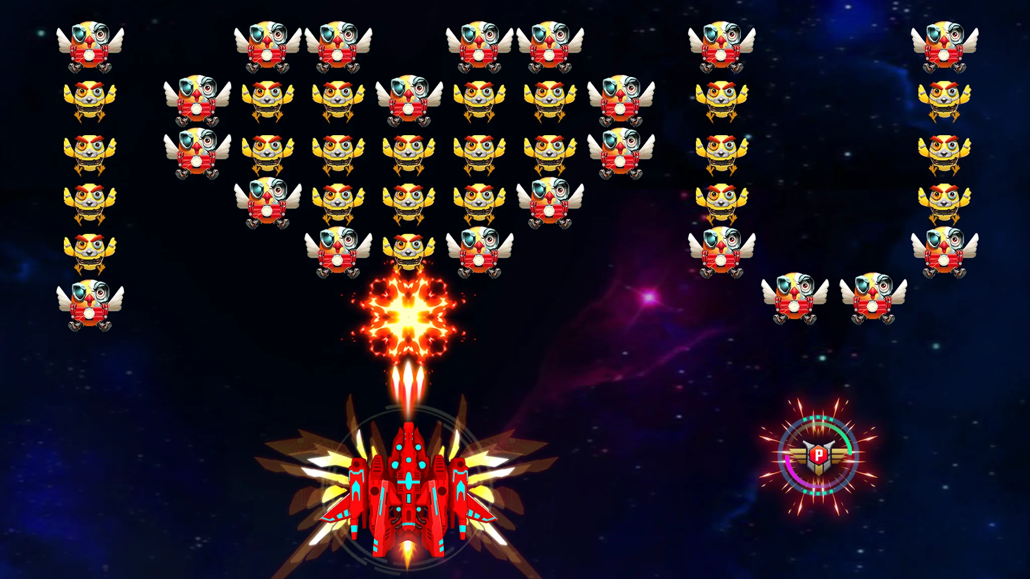 Captura de pantalla Galaxy Attack: Chicken Shooter 6