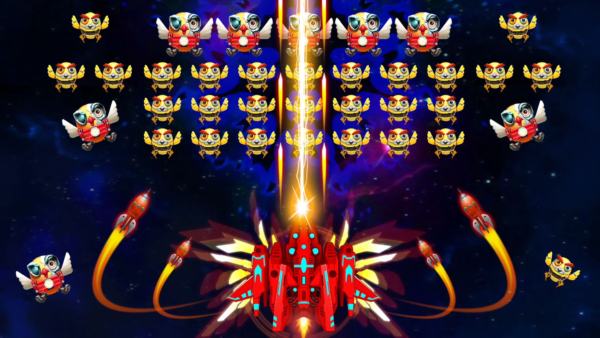 Captura de pantalla Galaxy Attack: Chicken Shooter 7