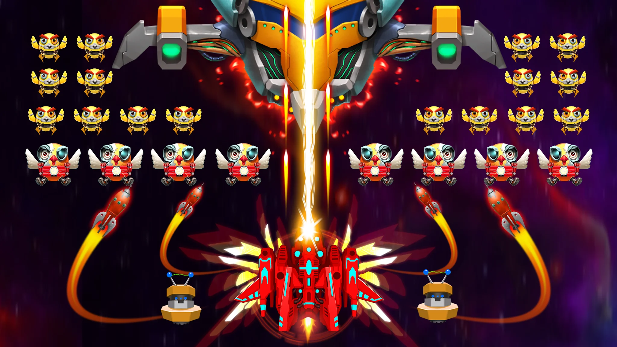 Captura de pantalla Galaxy Attack: Chicken Shooter 8