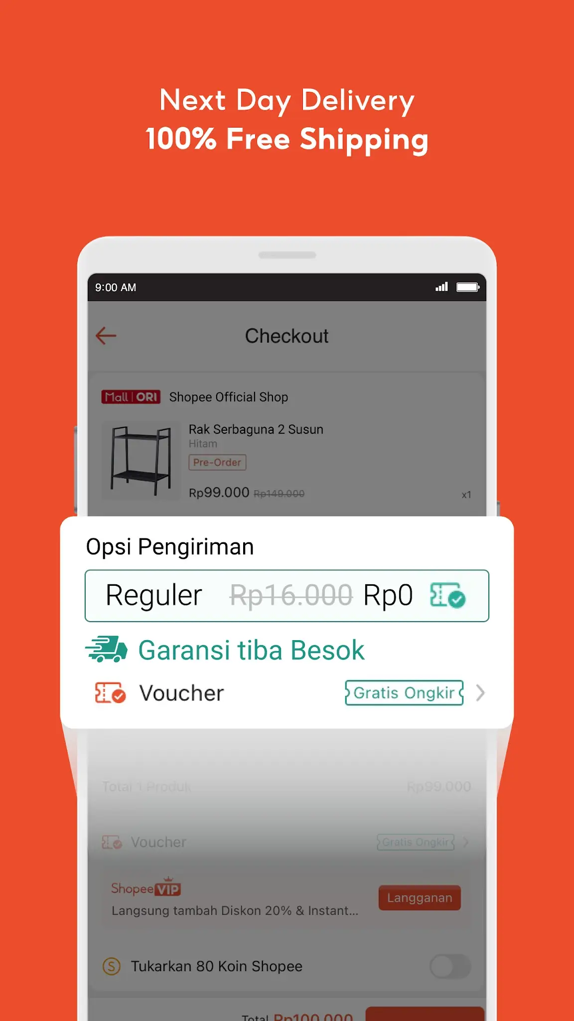 Snímek obrazovky Shopee Indonesia 2