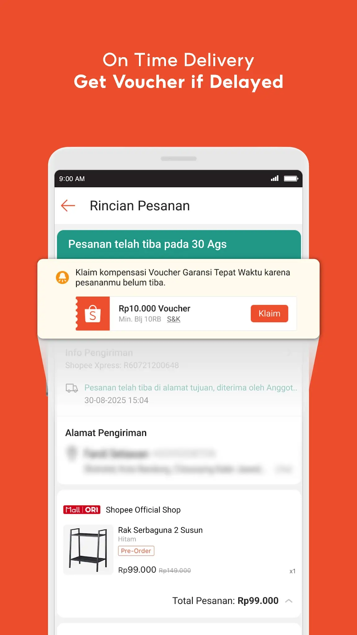 Snímek obrazovky Shopee Indonesia 3