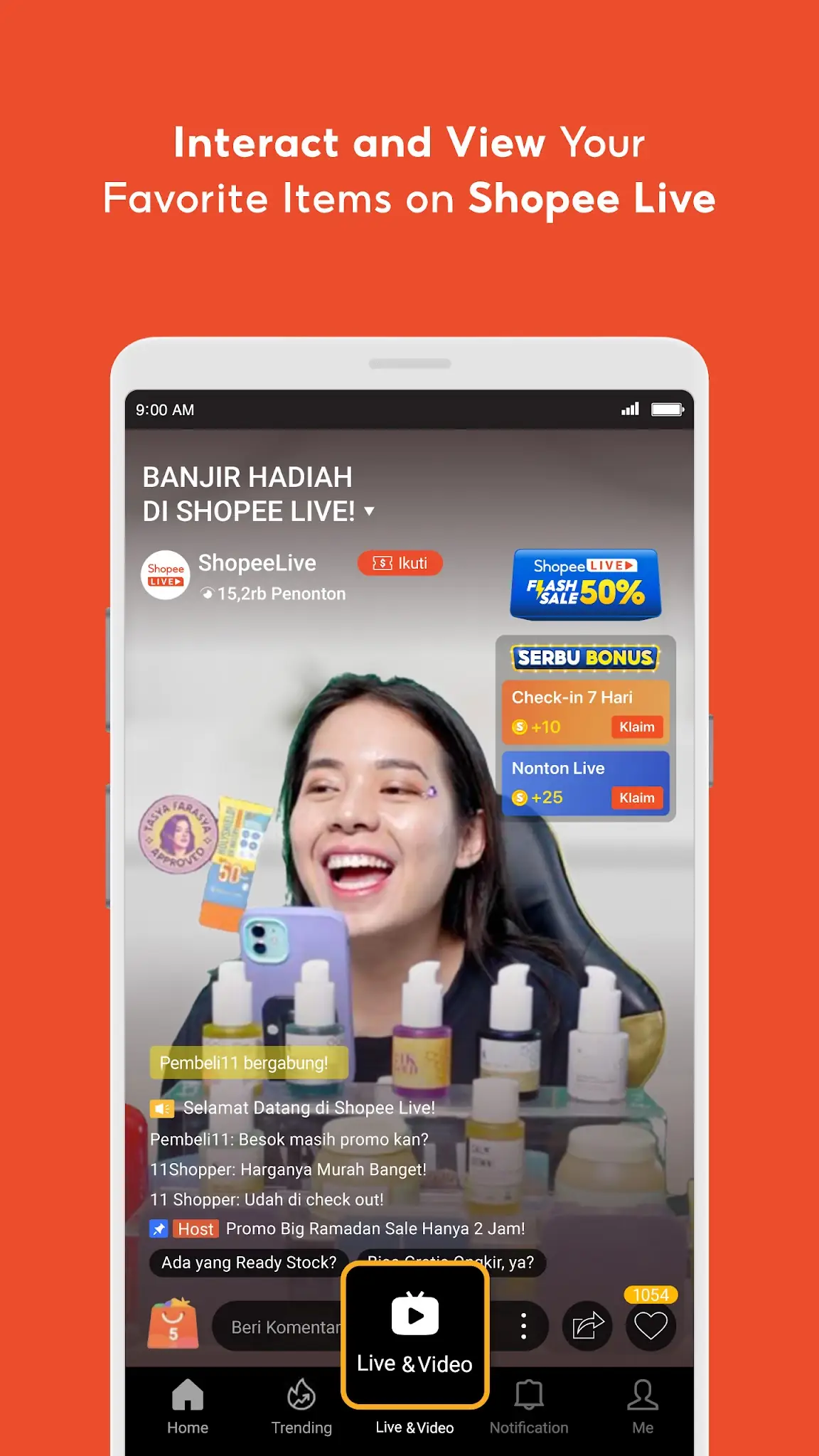 Snímek obrazovky Shopee Indonesia 6