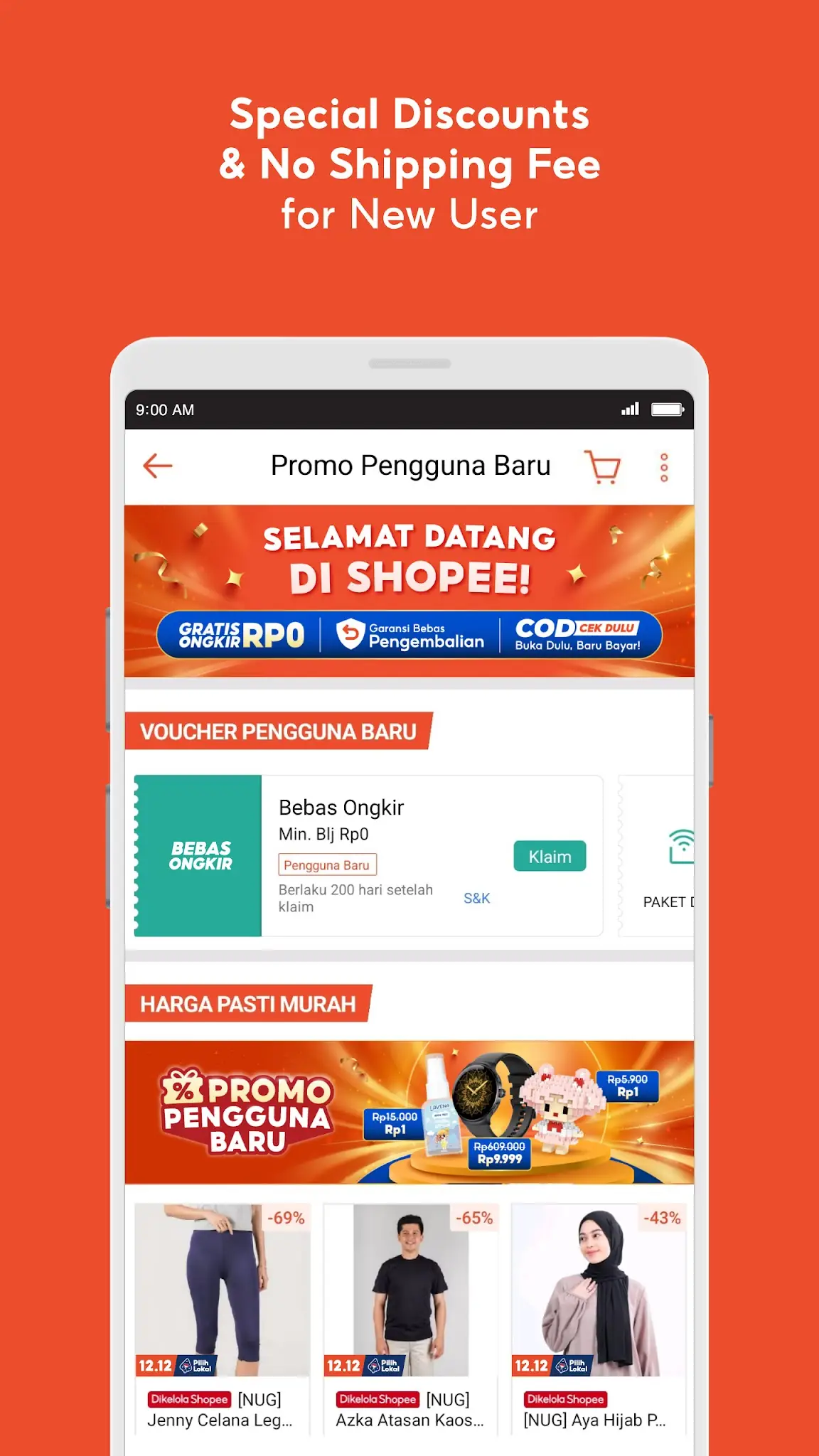 Snímek obrazovky Shopee Indonesia 7