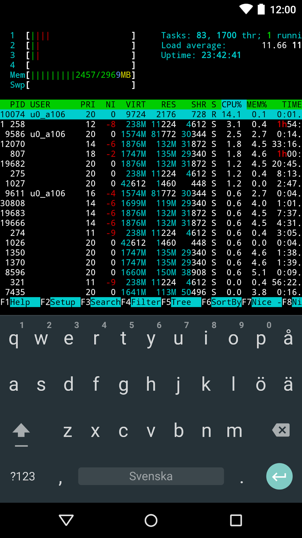 ภาพหน้าจอ Termux 2