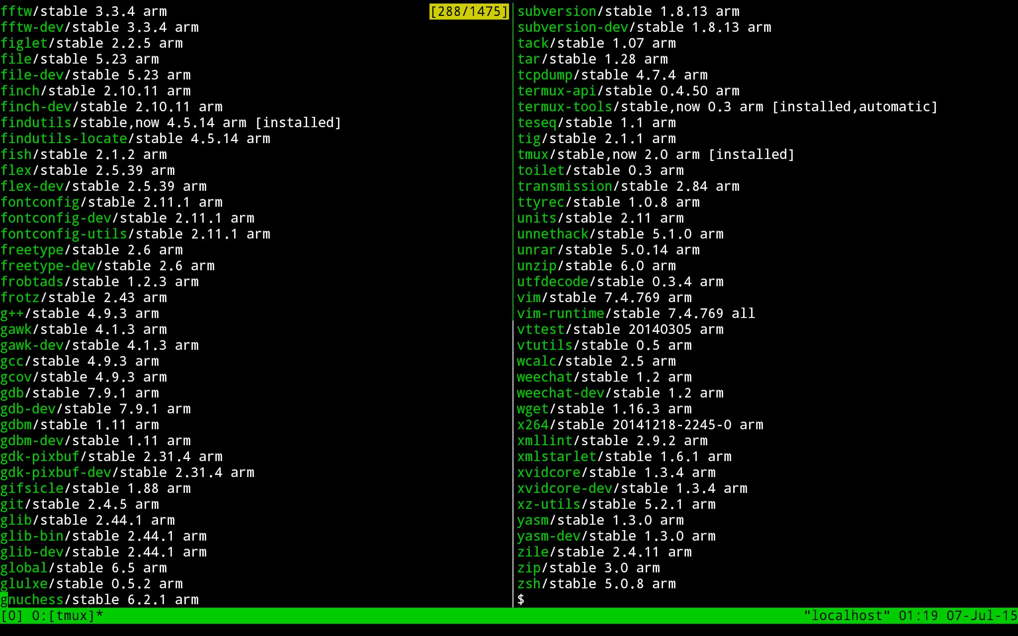 ภาพหน้าจอ Termux 6