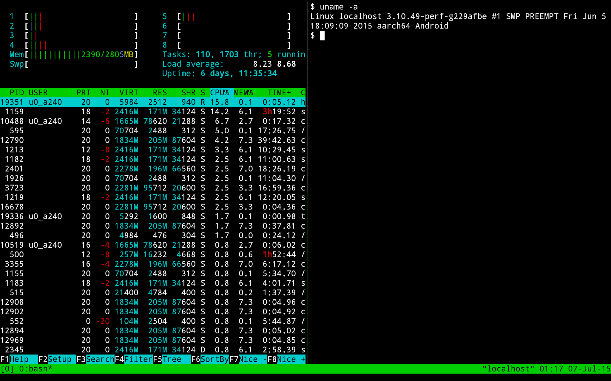 ภาพหน้าจอ Termux 7