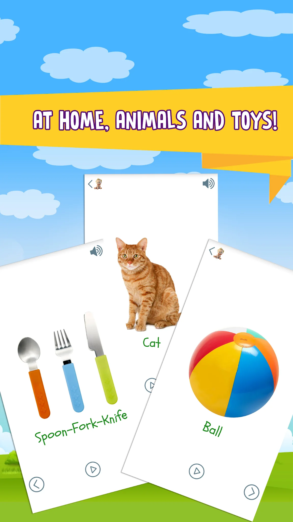 لقطة شاشة Baby Words: Flashcards %د
