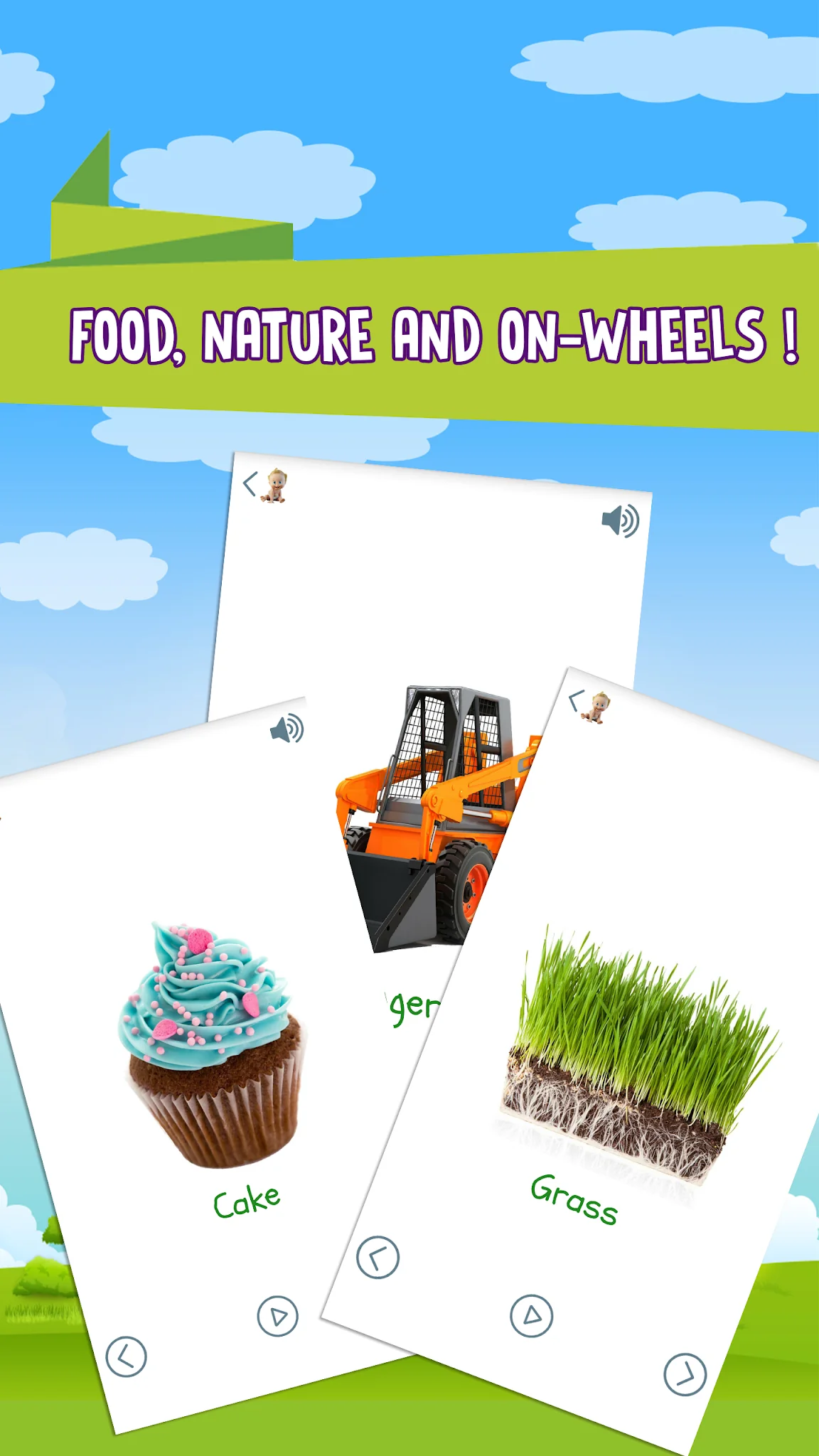 لقطة شاشة Baby Words: Flashcards %د