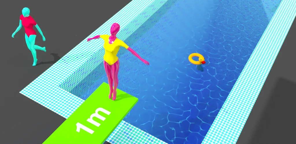 Purple Diver игра обложка для Android
