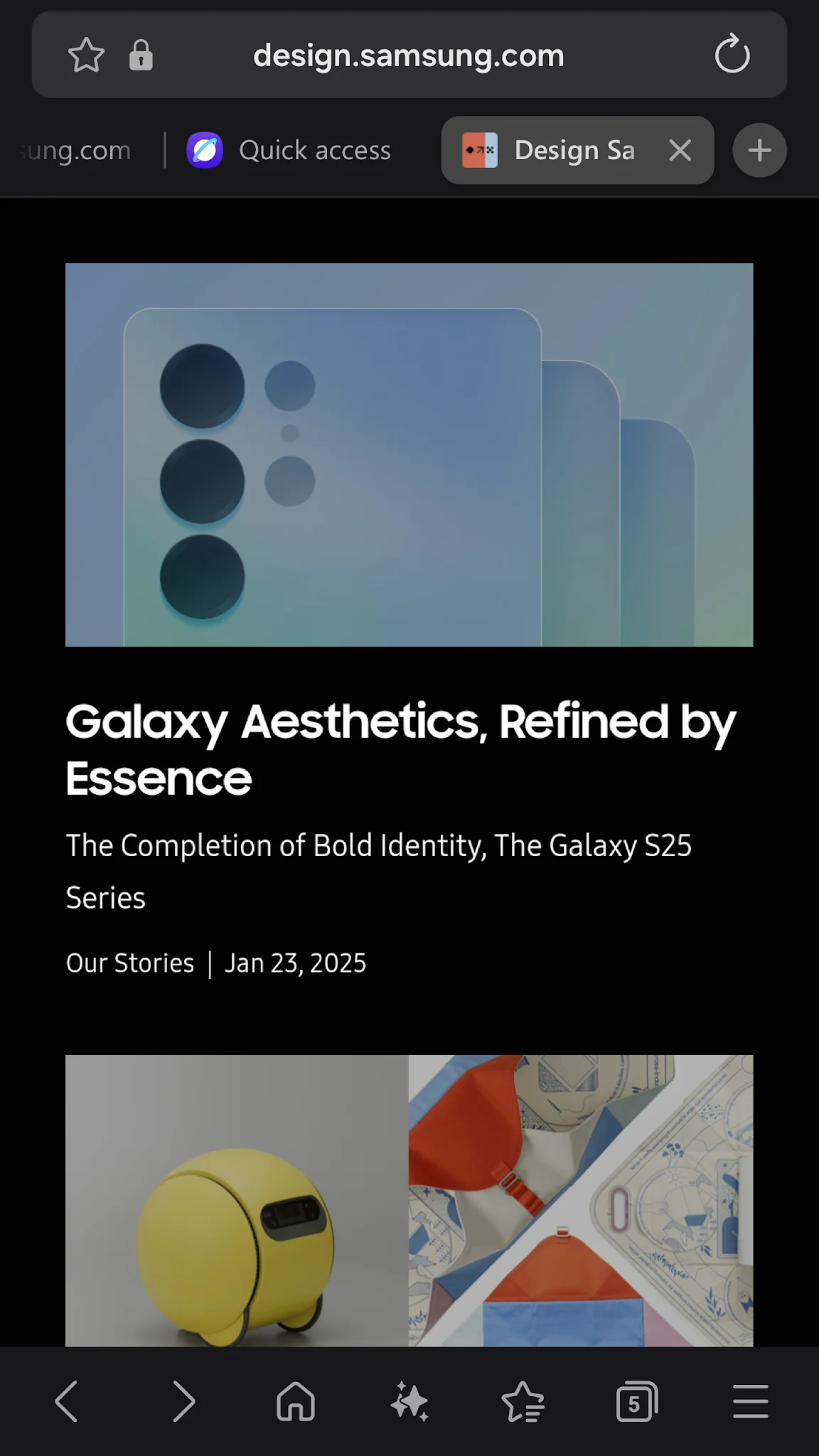Samsung Browser screenshot 3