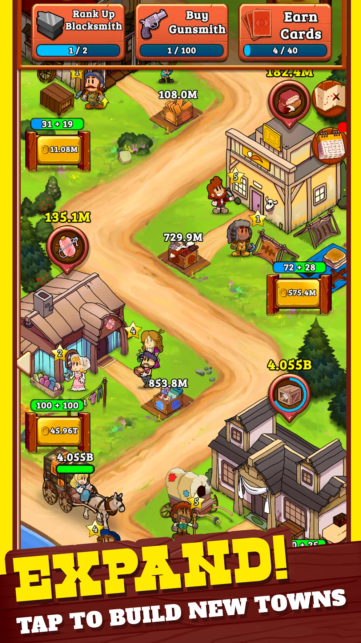 Screenshot Idle Frontier: Tap Town Tycoon 2