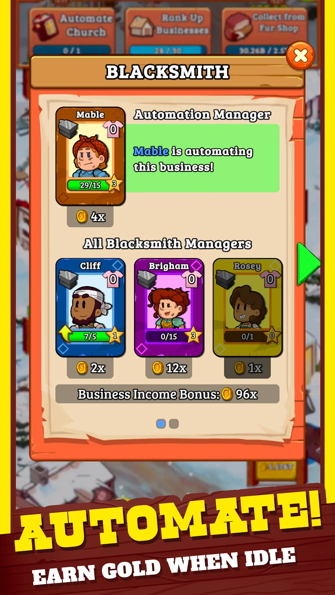 Screenshot Idle Frontier: Tap Town Tycoon 4