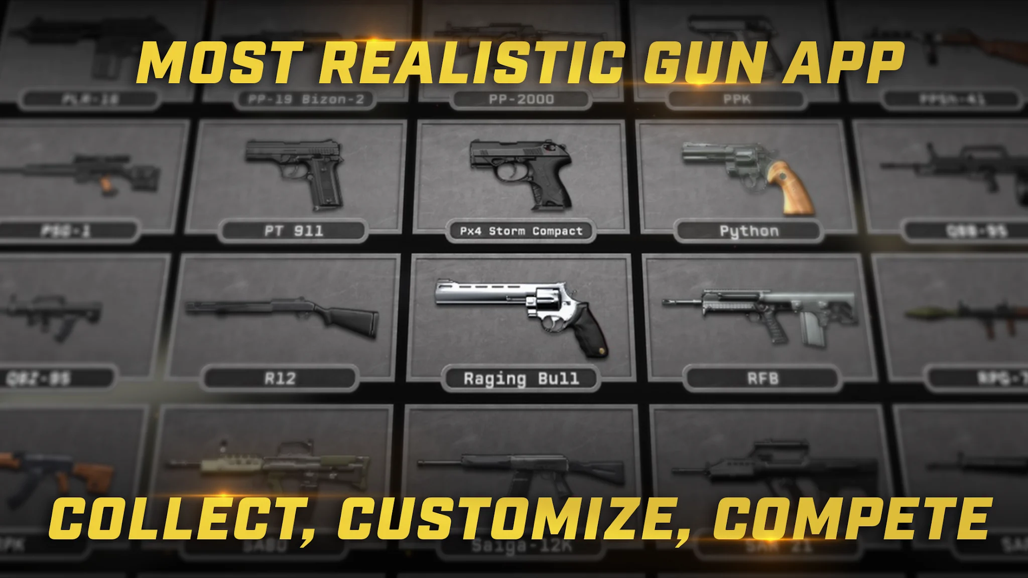 iGun Pro 2: Realistic Gun Sim स्क्रीनशॉट 1