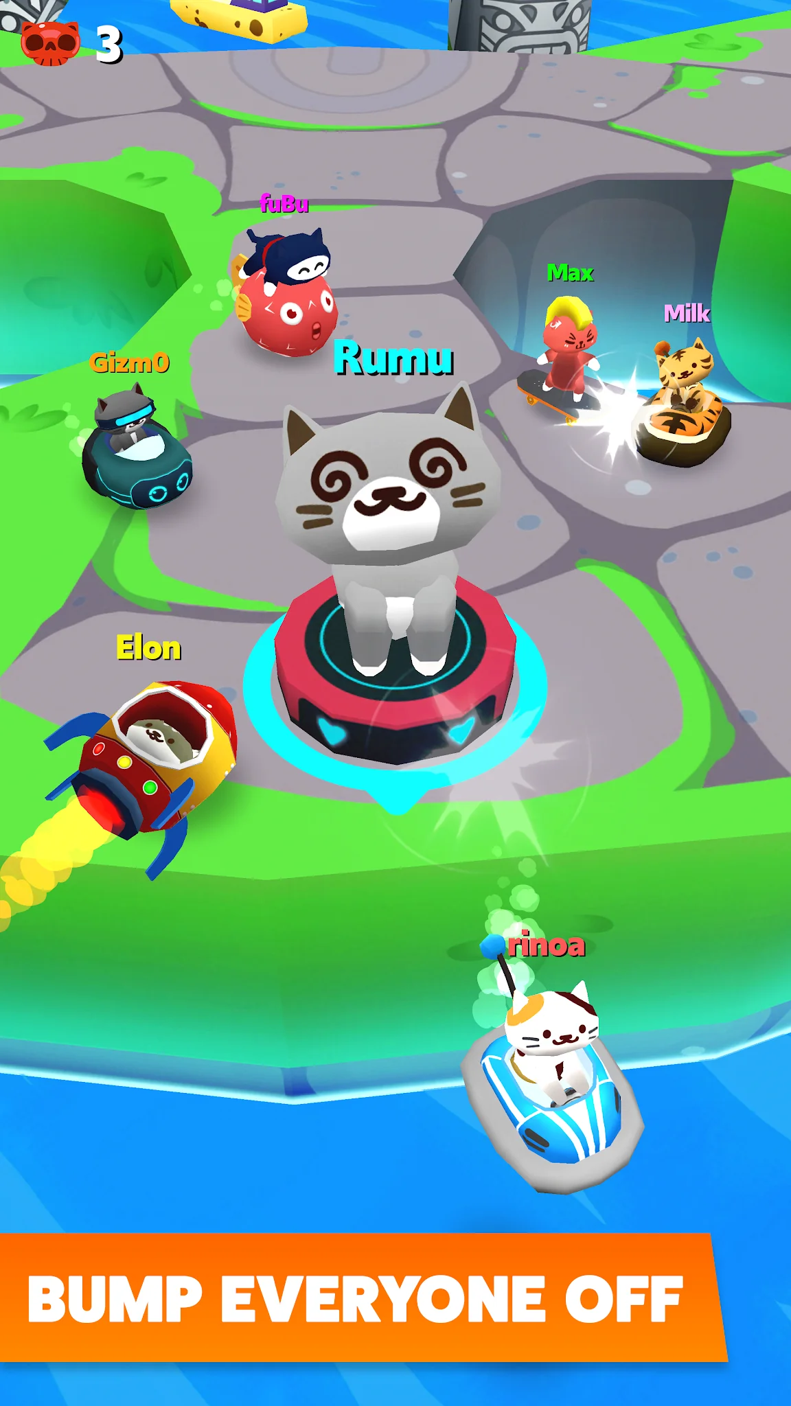 Capture d\'écran 1 de Bumper Cats
