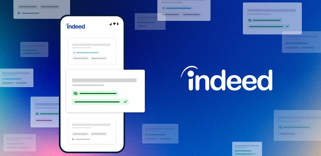 Indeed Робота додаток обкладинка для Android
