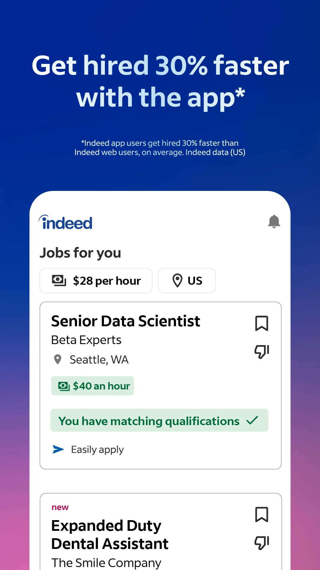 Скріншот Indeed Робота 1