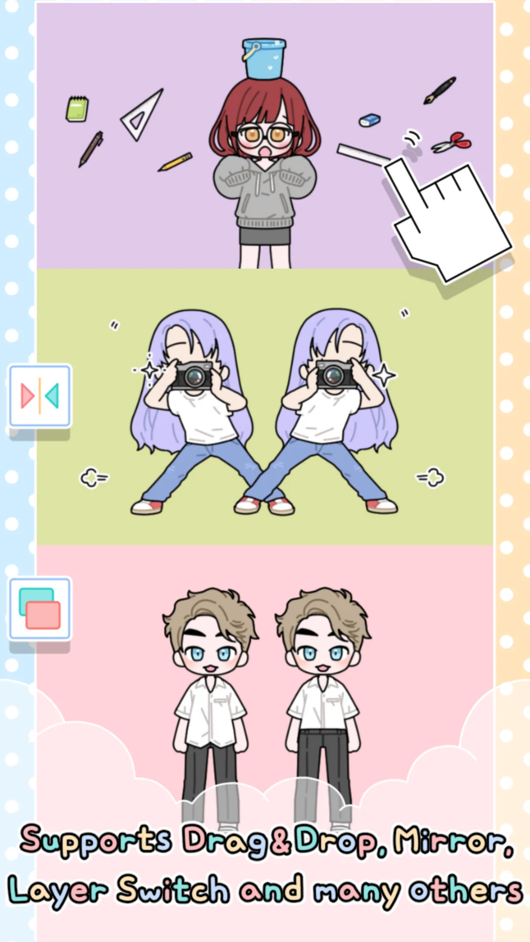 Pastel Friends : Dress Up Game स्क्रीनशॉट 3