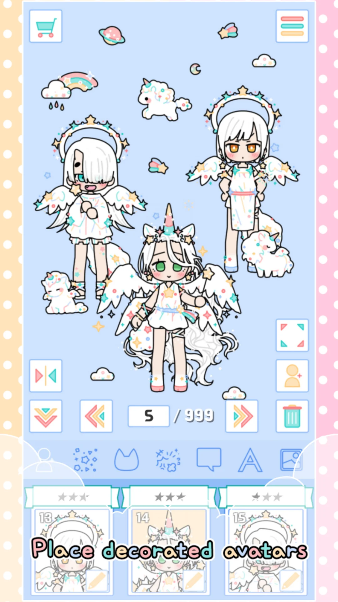 Pastel Friends : Dress Up Game स्क्रीनशॉट 4