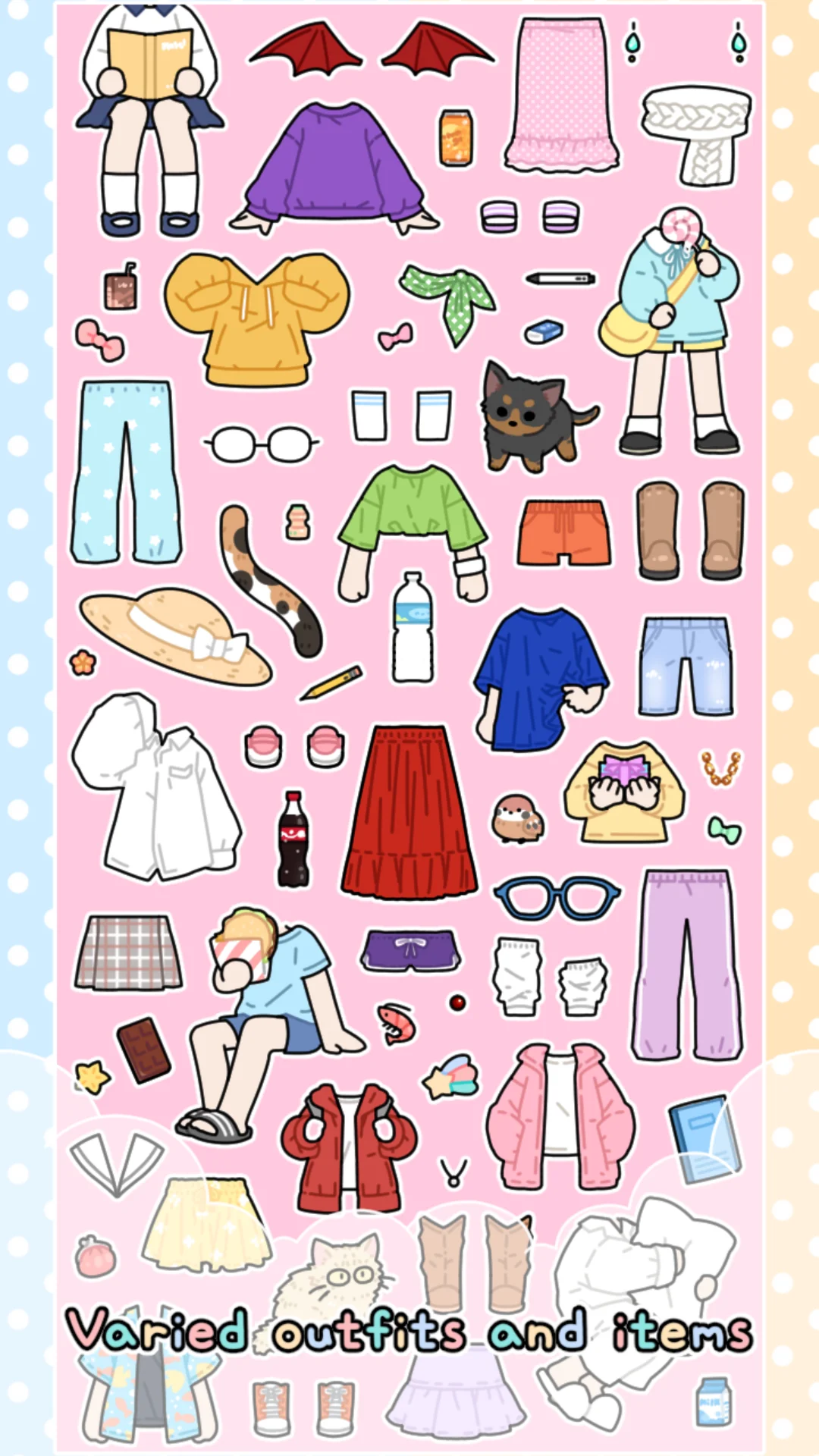 Pastel Friends : Dress Up Game स्क्रीनशॉट 6