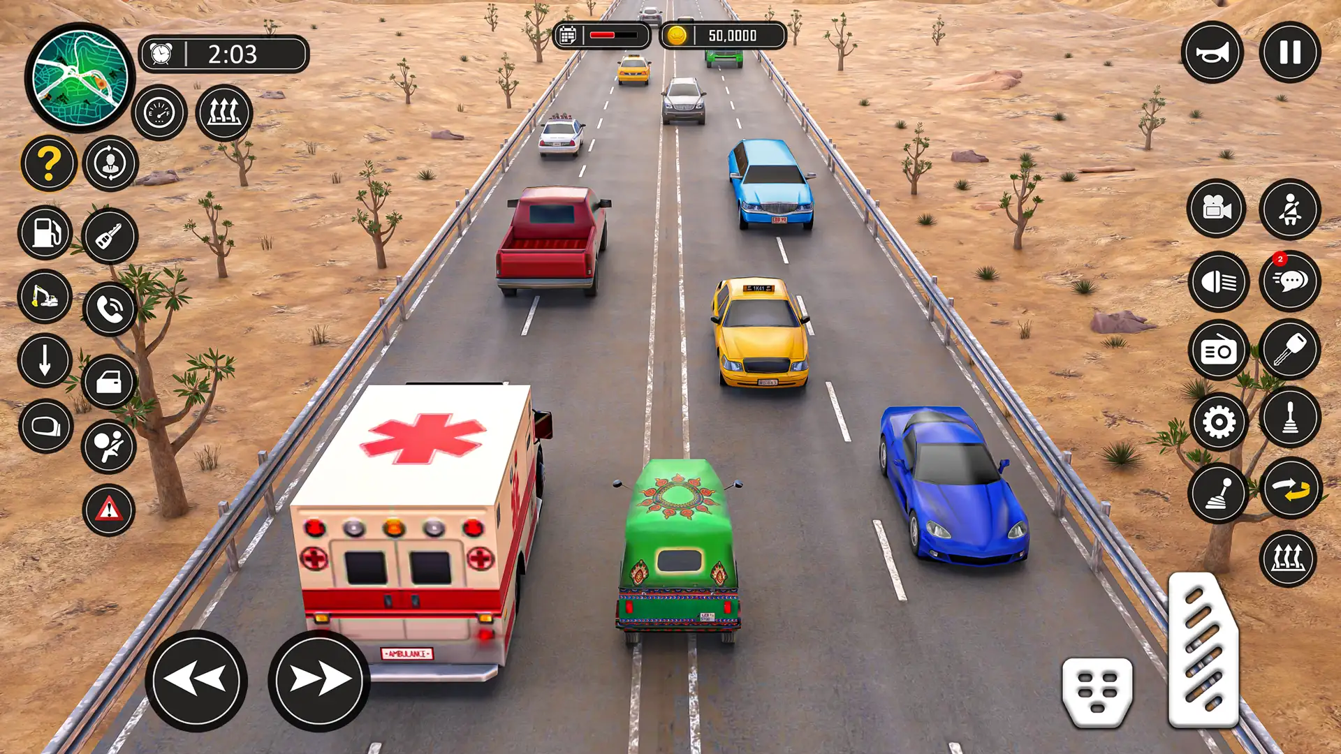 Capture d\'écran 8 de Modern Rickshaw Driving Games