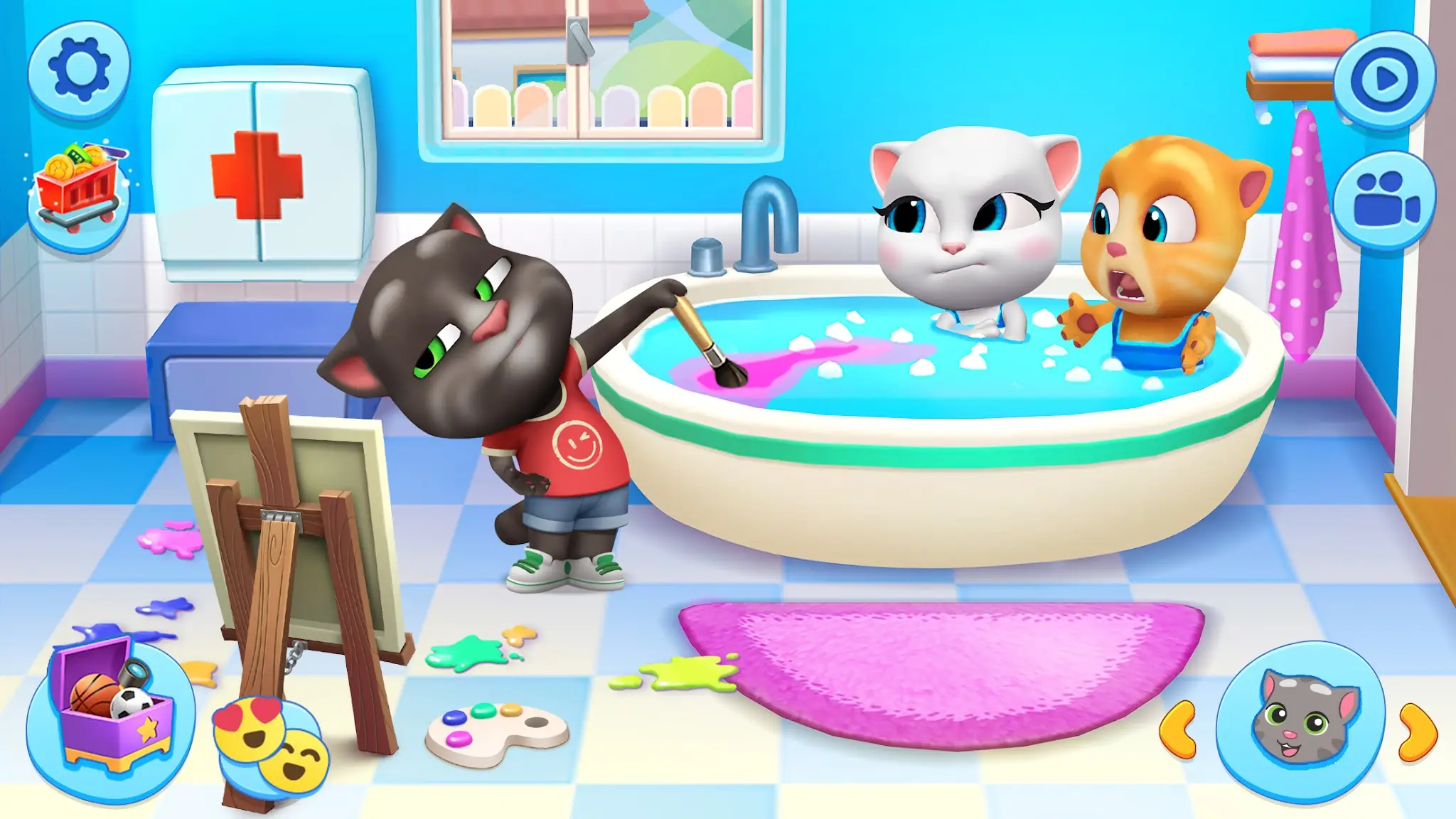 Zrzut ekranu My Talking Tom Friends 1