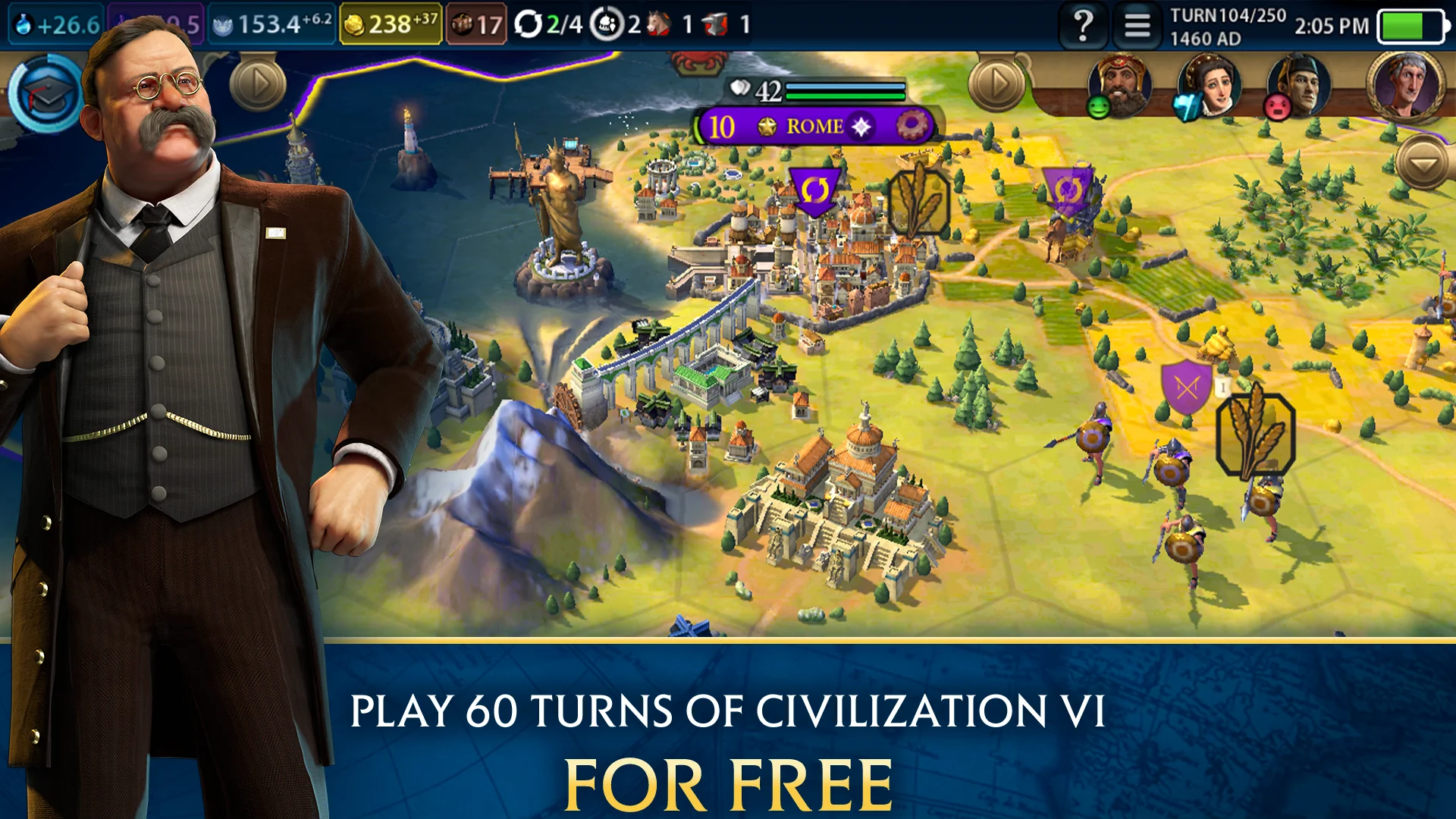 Снимка на екрана Civilization VI 7