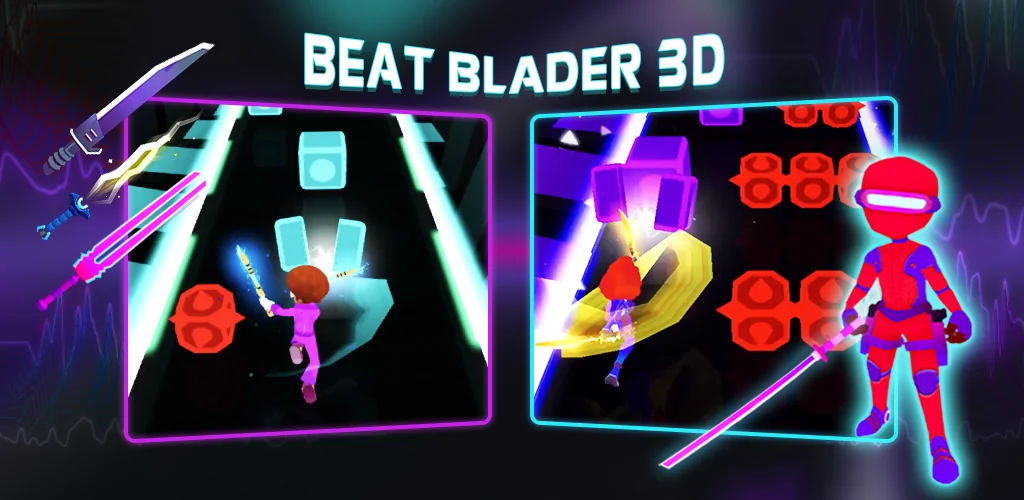 Beat Blader 3D gioco copertina per Android