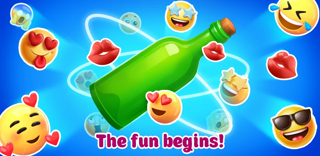 Kiss Me: Party Bottle Game app cover art for Android