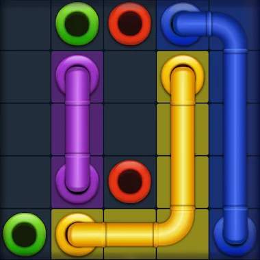 Line Puzzle: Pipe Art Simge