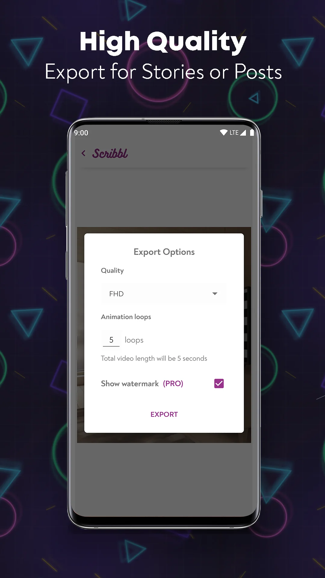 لقطة شاشة Scribbl - Photo & Video Effect %د