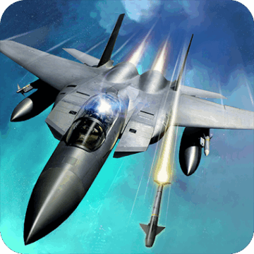 Luftkampf des Kampfjets 3D Icon
