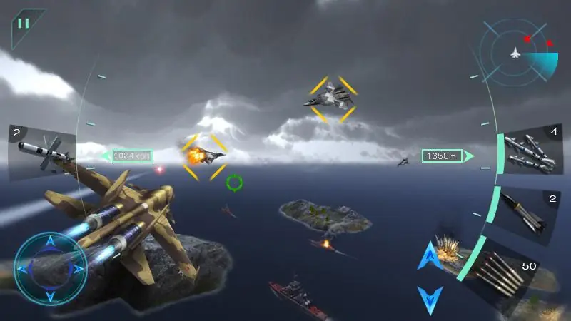 Скриншот Воздушные битвы 3D 4