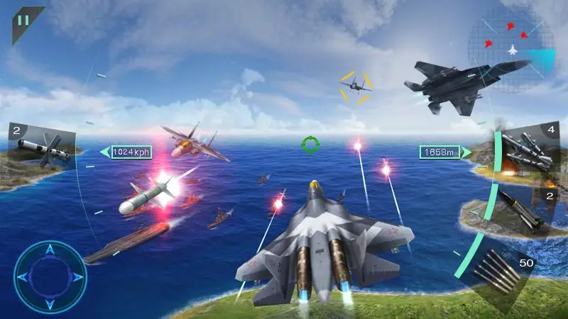 Скриншот Воздушные битвы 3D 6