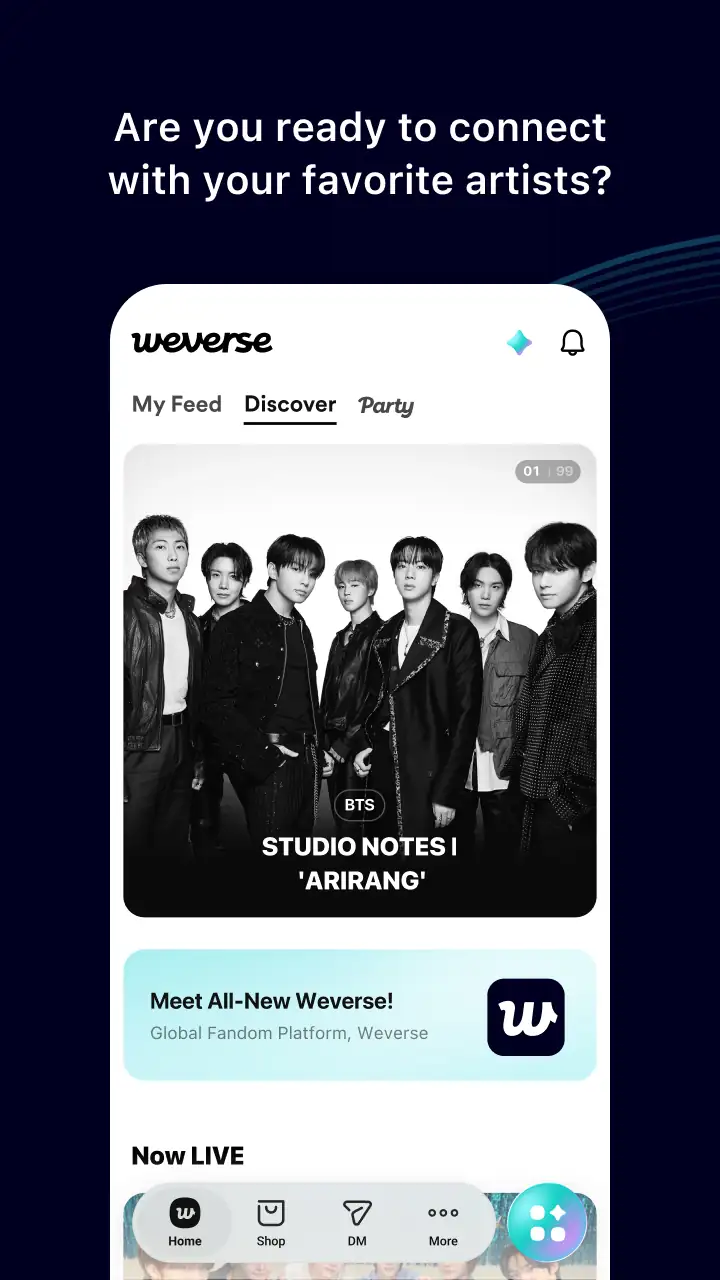 Ekran Görüntüsü Weverse 2