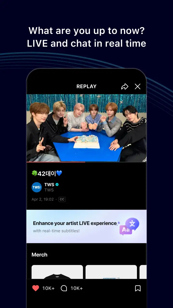 Ekran Görüntüsü Weverse 3