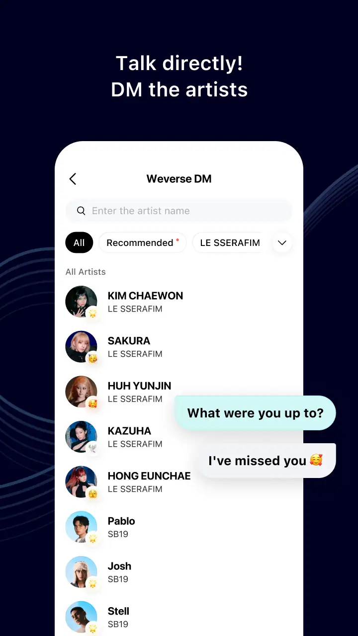 Ekran Görüntüsü Weverse 5