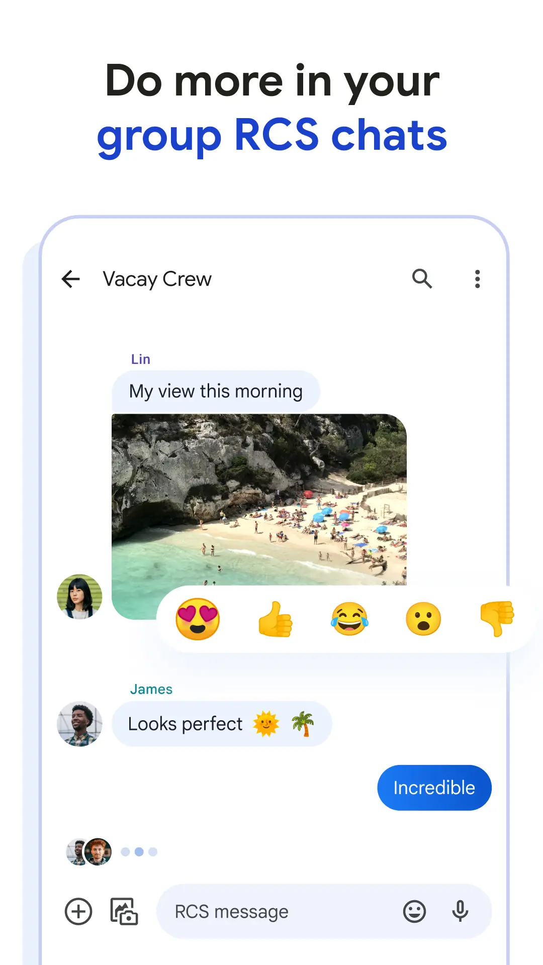 Снимка на екрана Google Messages 1