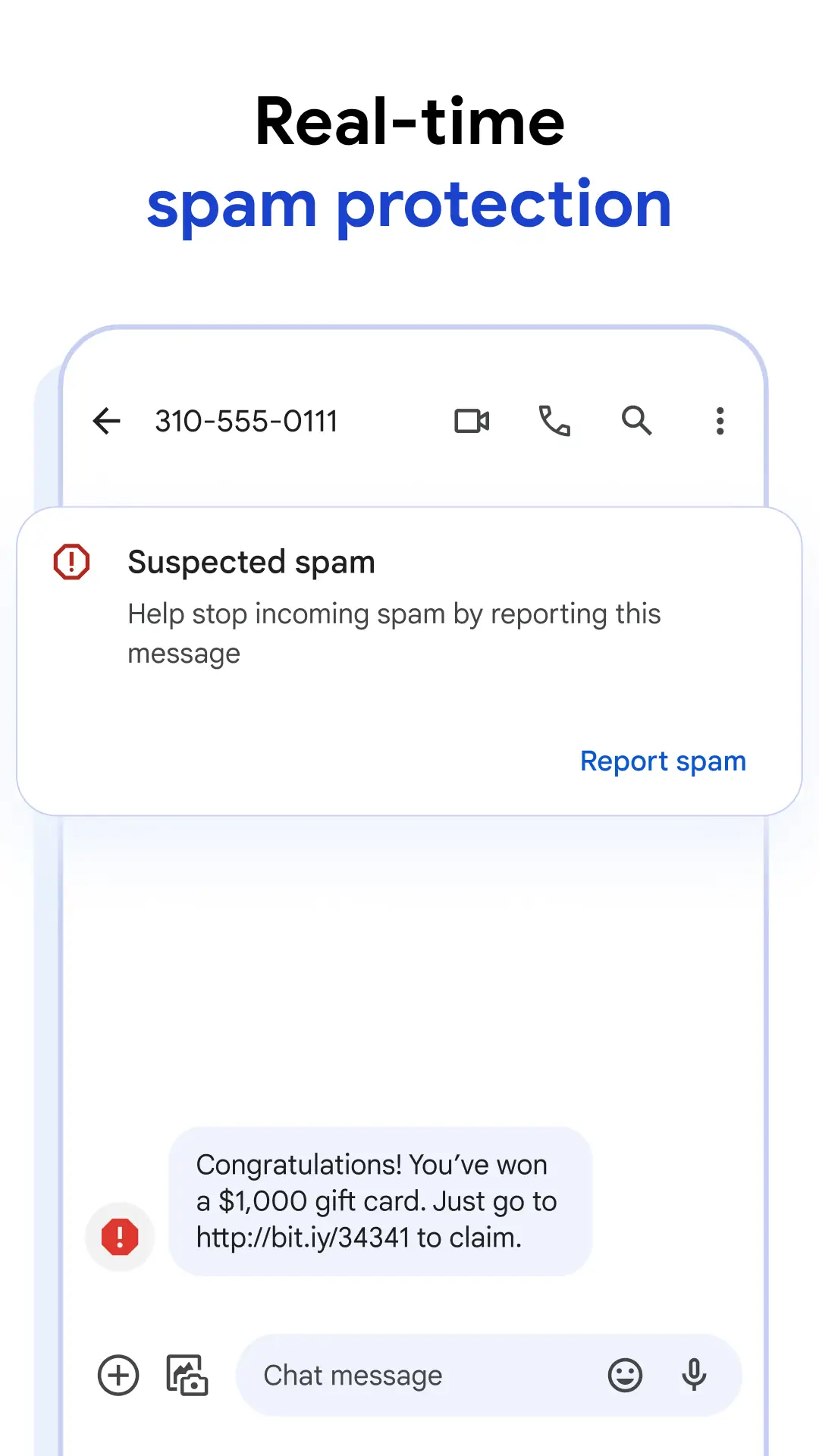 Снимка на екрана Google Messages 3