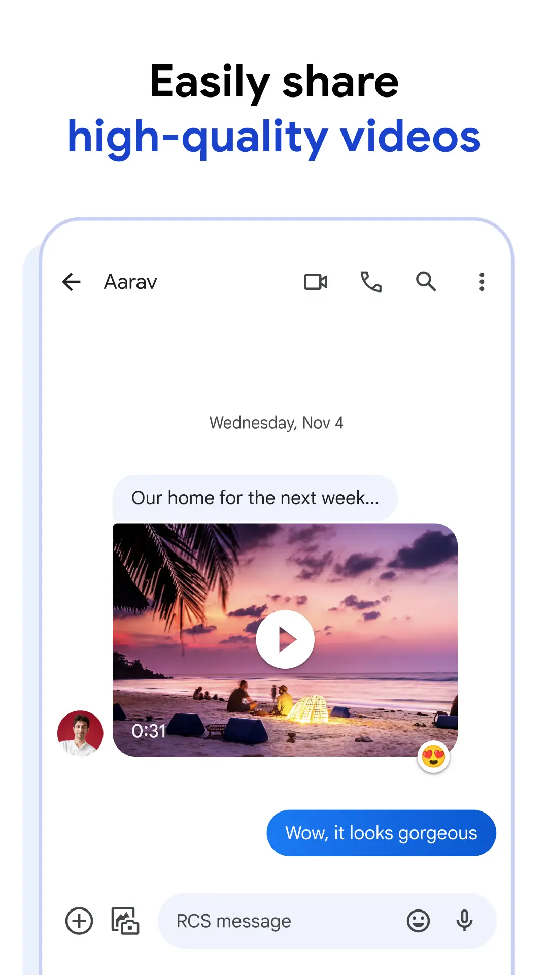 Снимка на екрана Google Messages 4
