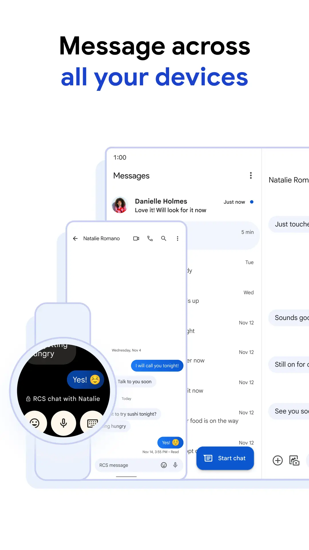Снимка на екрана Google Messages 5