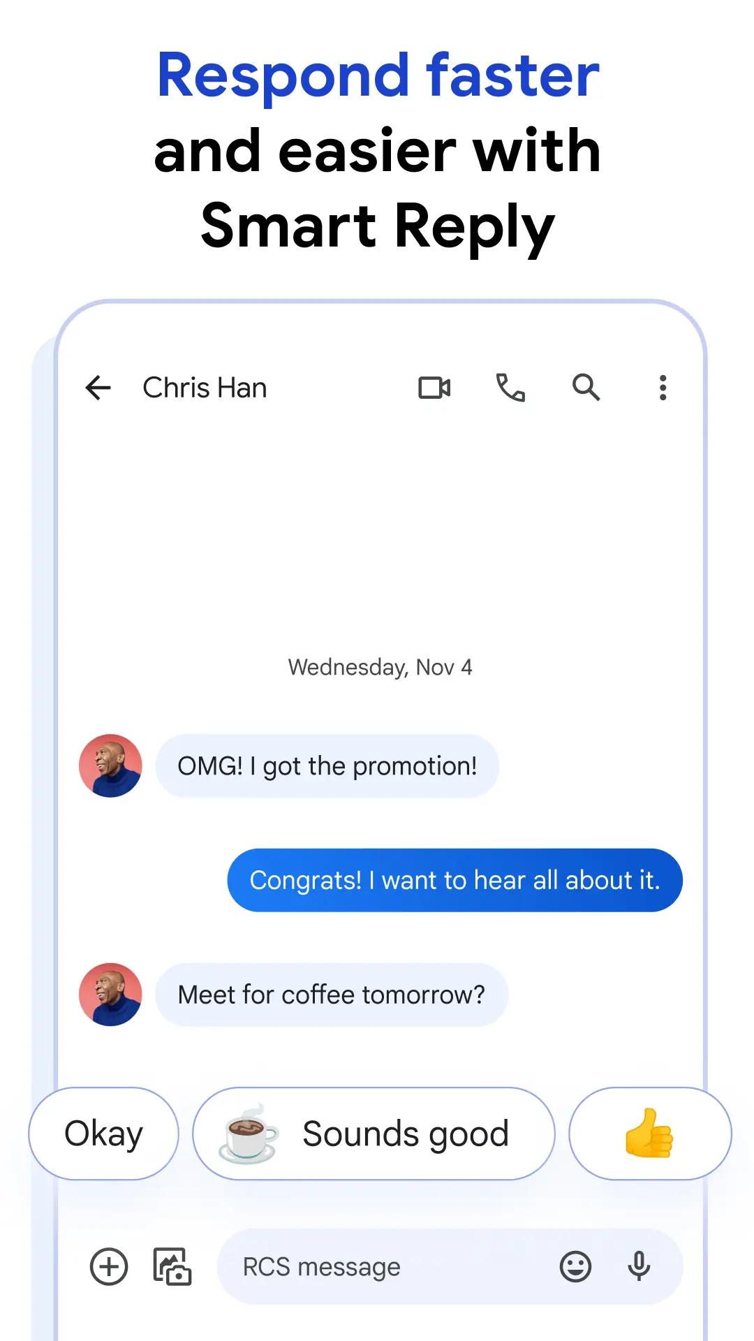 Снимка на екрана Google Messages 7