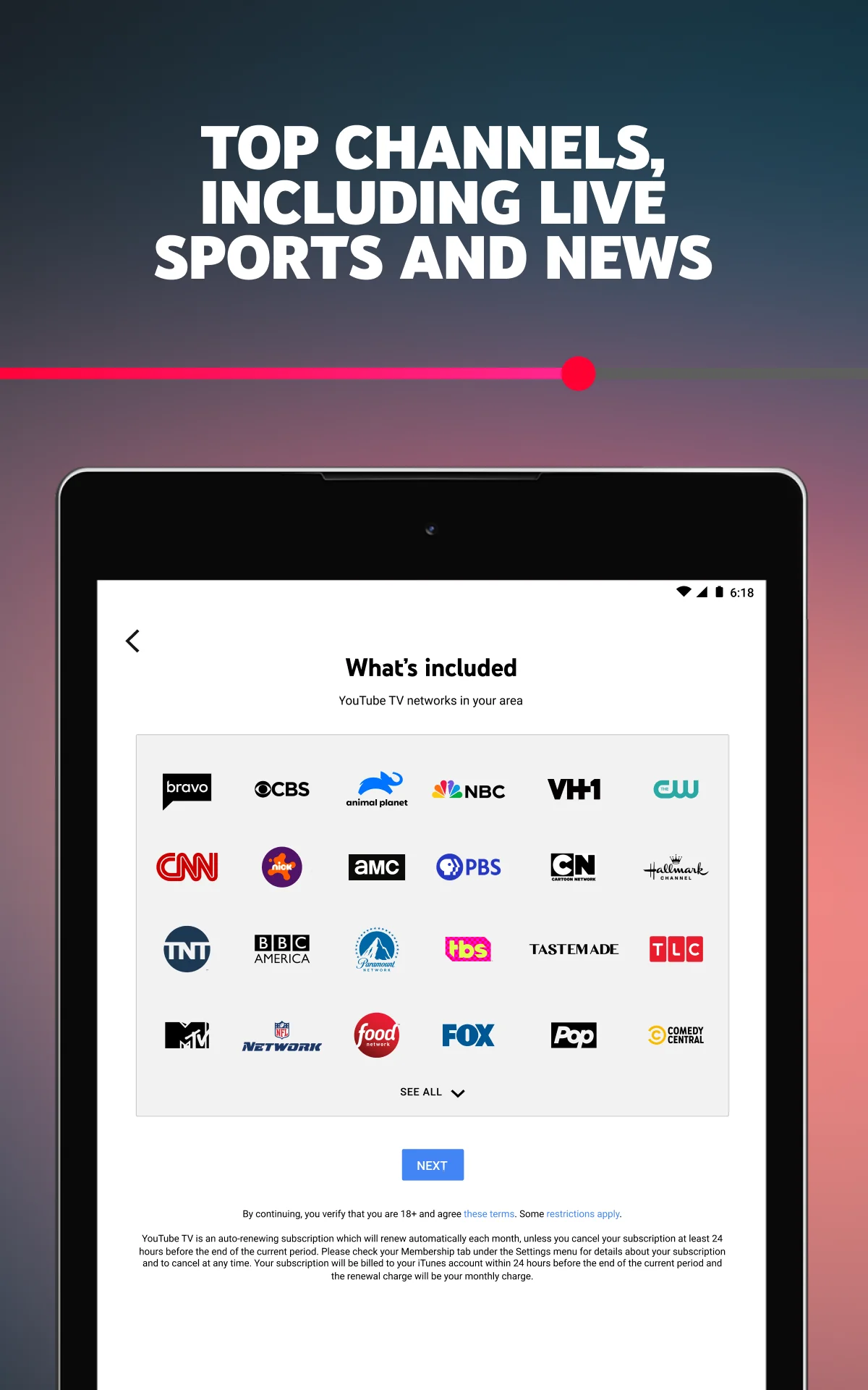 Скриншот YouTube TV 8